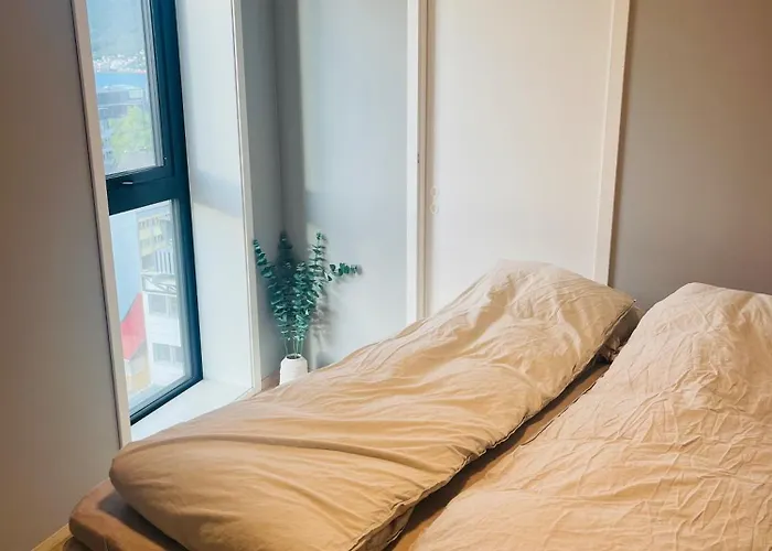 Center 7th Floor With Beautiful View 2 Bedroom Free Parking Tromsø