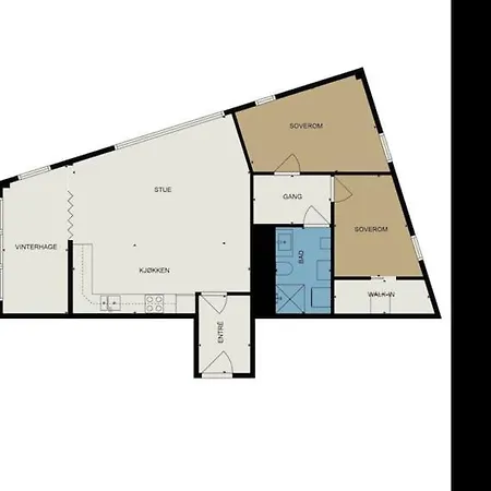 Center 7th Floor With Beautiful View 2 Bedroom Free Parking Leilighet Tromsø